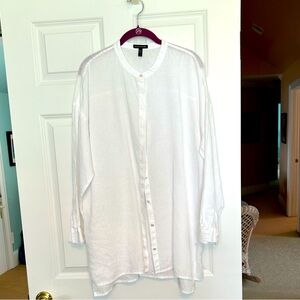 Eileen Fisher linen tunic/ shirt